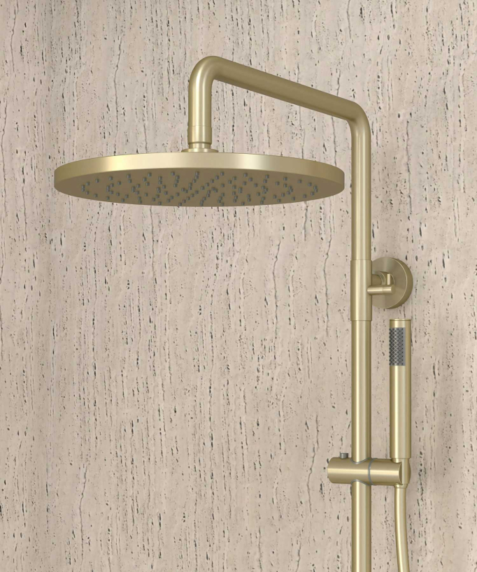 Colonna doccia termostatica rotonda - Corbeau