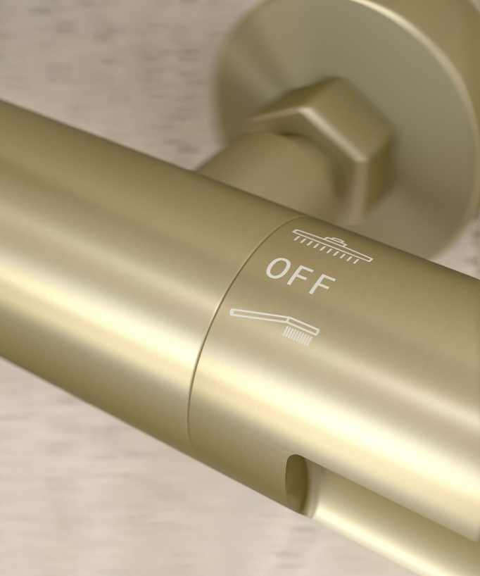 Colonna doccia termostatica rotonda - Corbeau