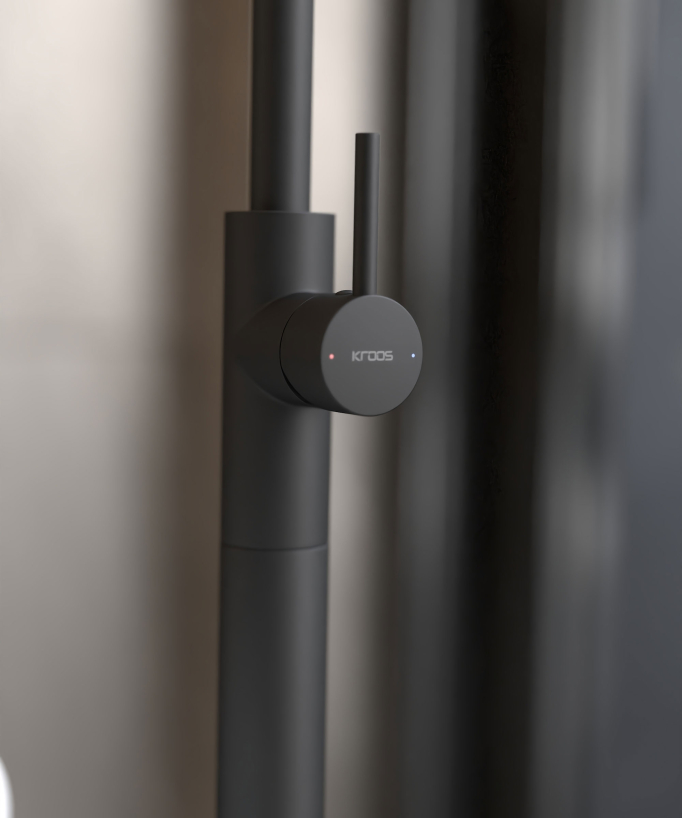 Rubinetto miscelatore per vasca monocolonna Nero - Corbeau