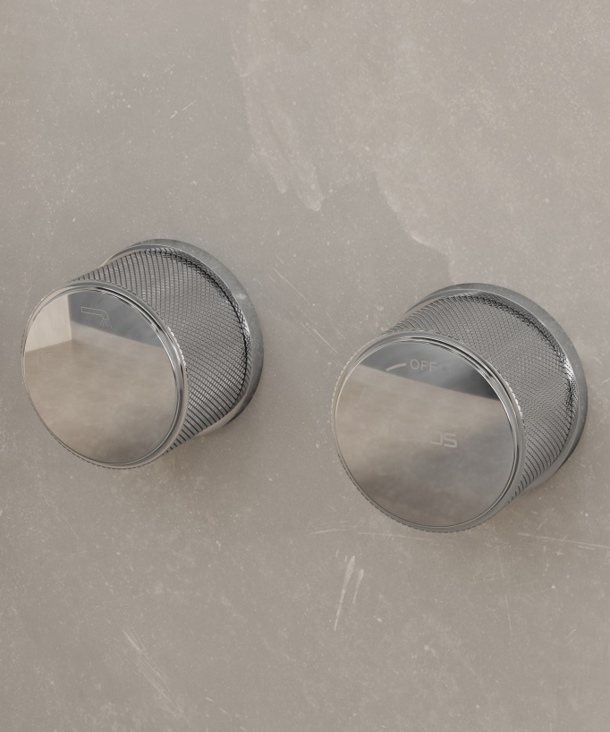 Miscelatore vasca a pavimento e incasso Cromato - Leros