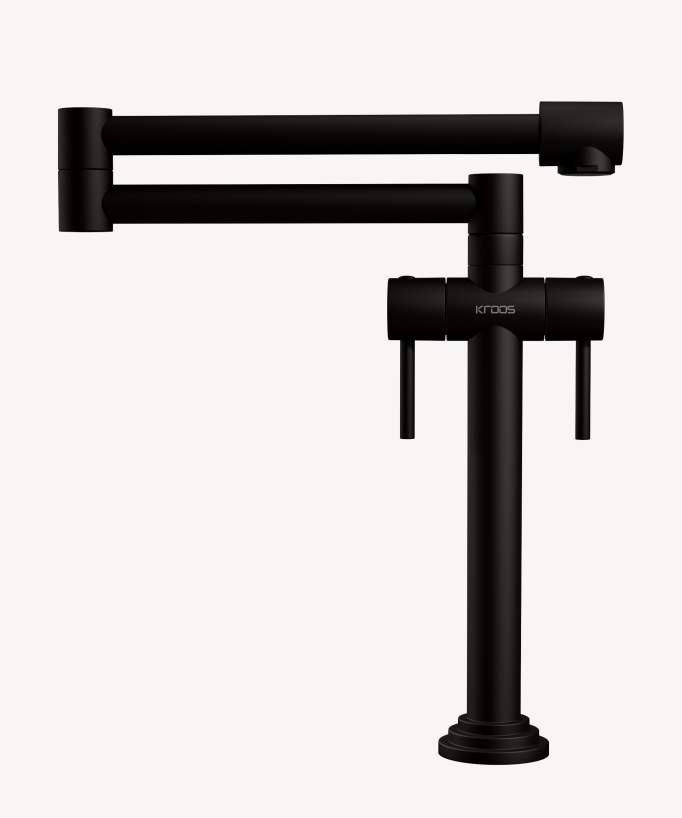 Rubinetto miscelatore cucina stile retrò - Nero