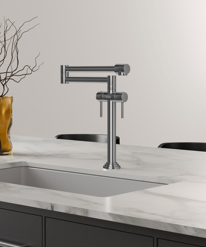 Rubinetto cucina stile retrò