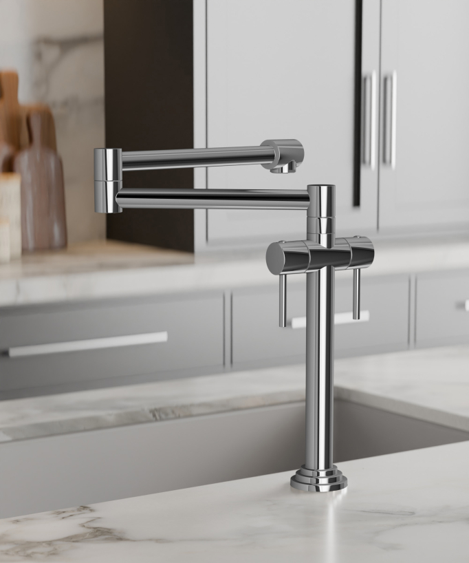 Rubinetto cucina stile retrò