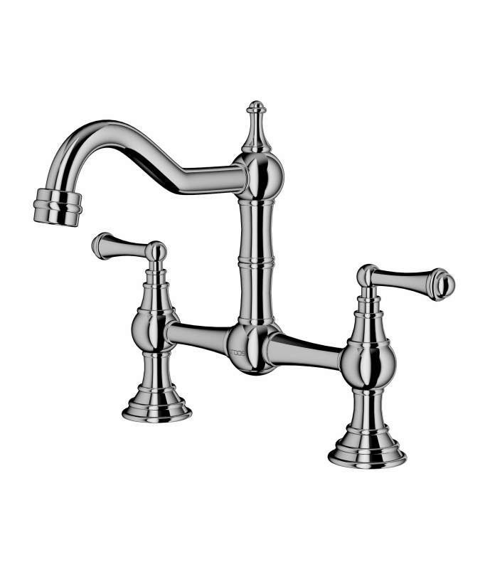 Rubinetto lavello a ponte stile retrò