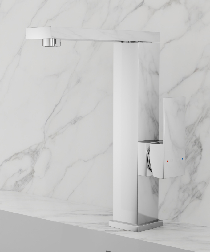 Rubinetto miscelatore lavello cromato - Sirius - small