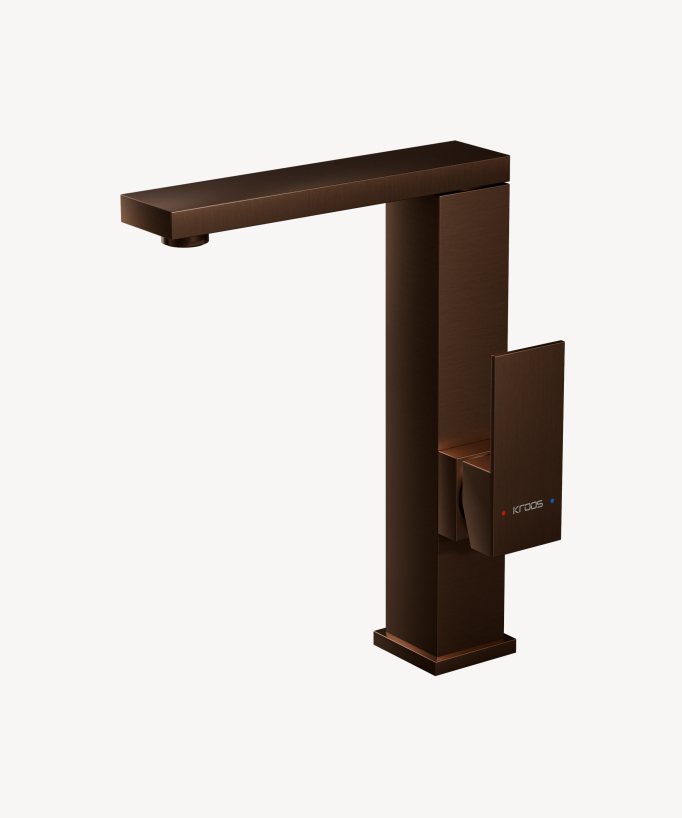 Rubinetto miscelatore cucina Oro rosa spazzolato - Sirius