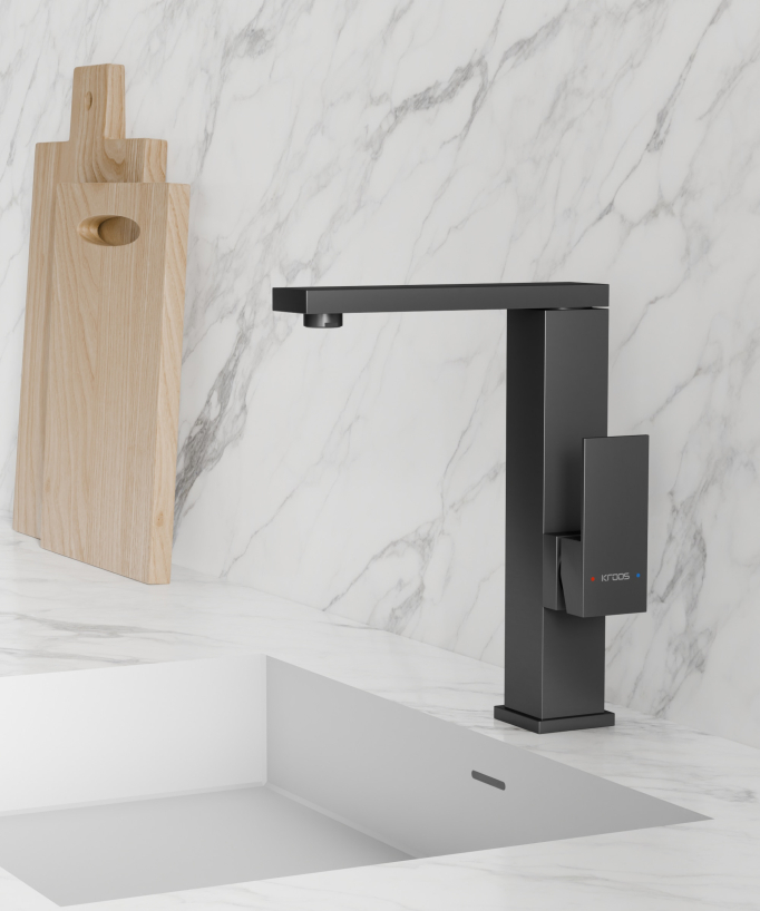 Rubinetto miscelatore cucina Gun metal - Sirius