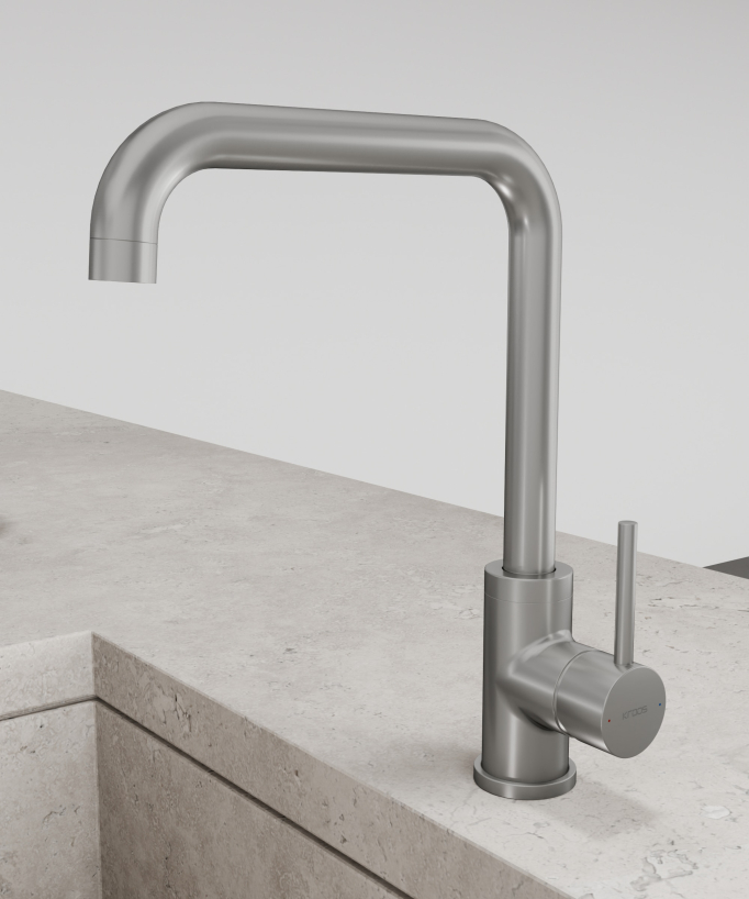 Miscelatore cucina Nickel spazzolato - Corbeau