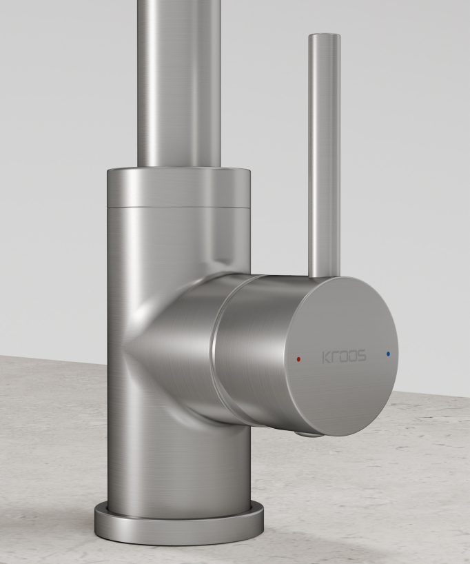 Miscelatore cucina Nickel spazzolato - Corbeau