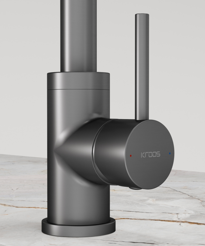 Miscelatore cucina Gun metal - Corbeau