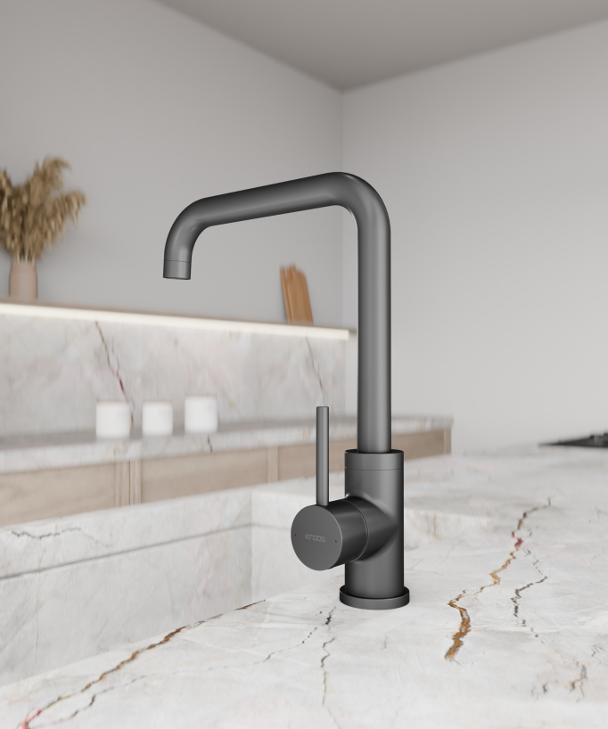 Miscelatore cucina Gun metal - Corbeau