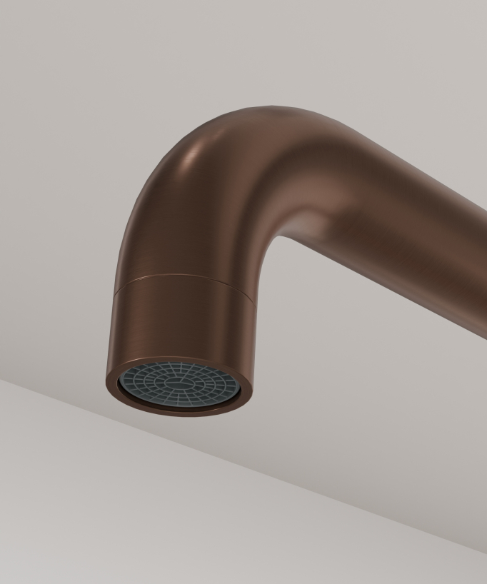 Miscelatore cucina Oro rosa spazzolato - Corbeau