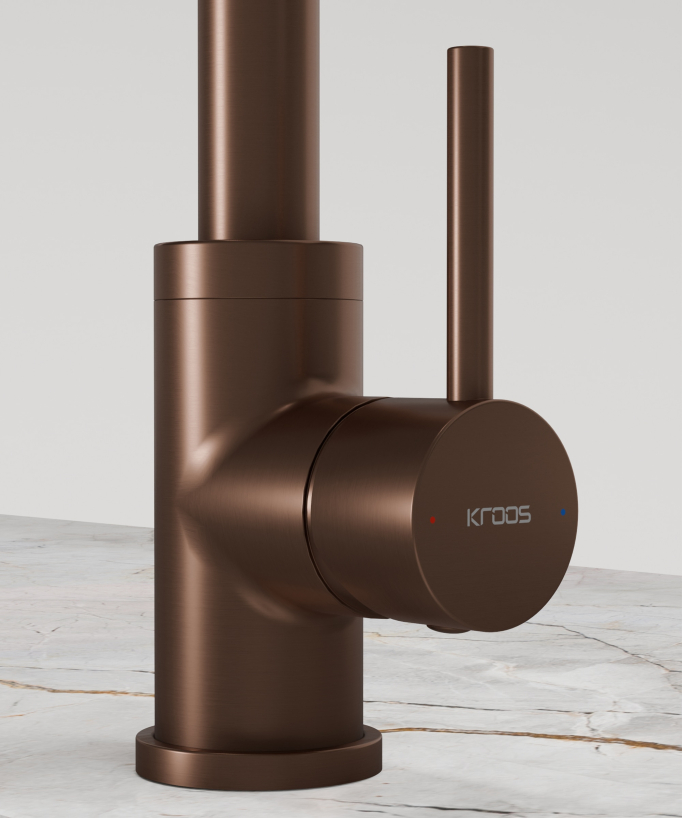 Miscelatore cucina Oro rosa spazzolato - Corbeau