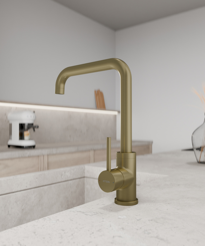 Miscelatore cucina Oro spazzolato - Corbeau