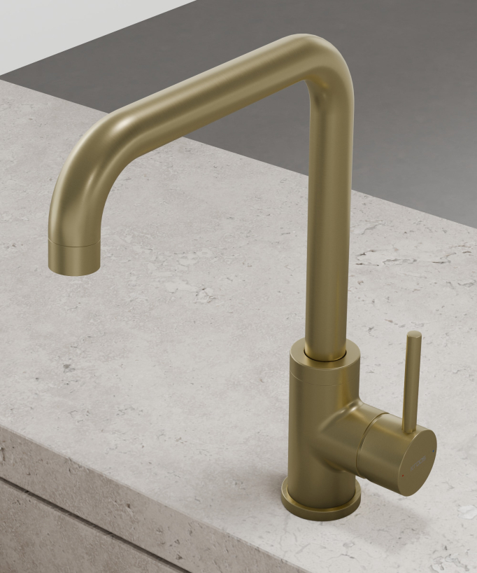 Miscelatore cucina Oro spazzolato - Corbeau