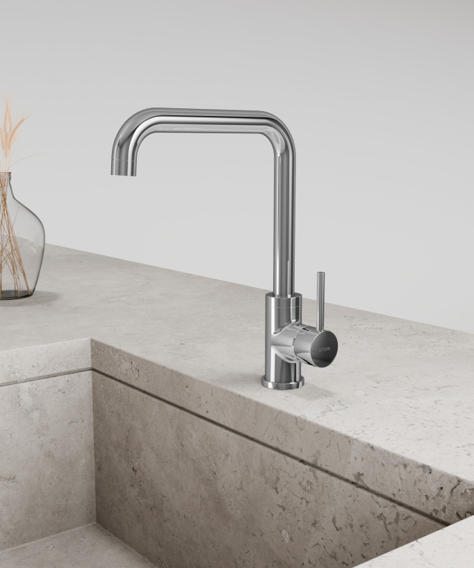 Miscelatore cucina Cromato - Corbeau