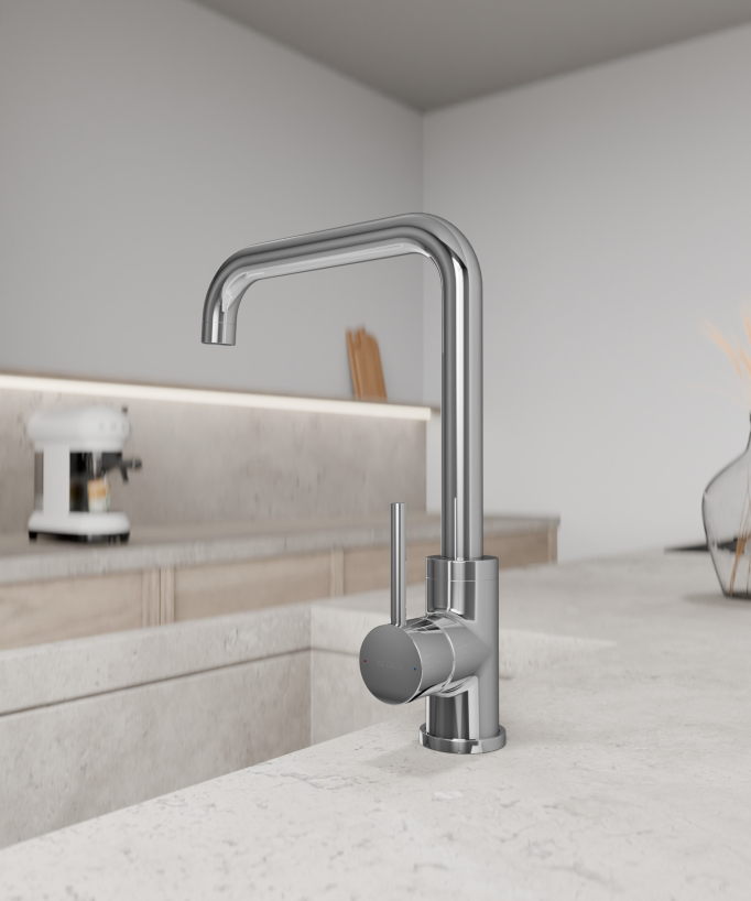 Miscelatore cucina Cromato - Corbeau