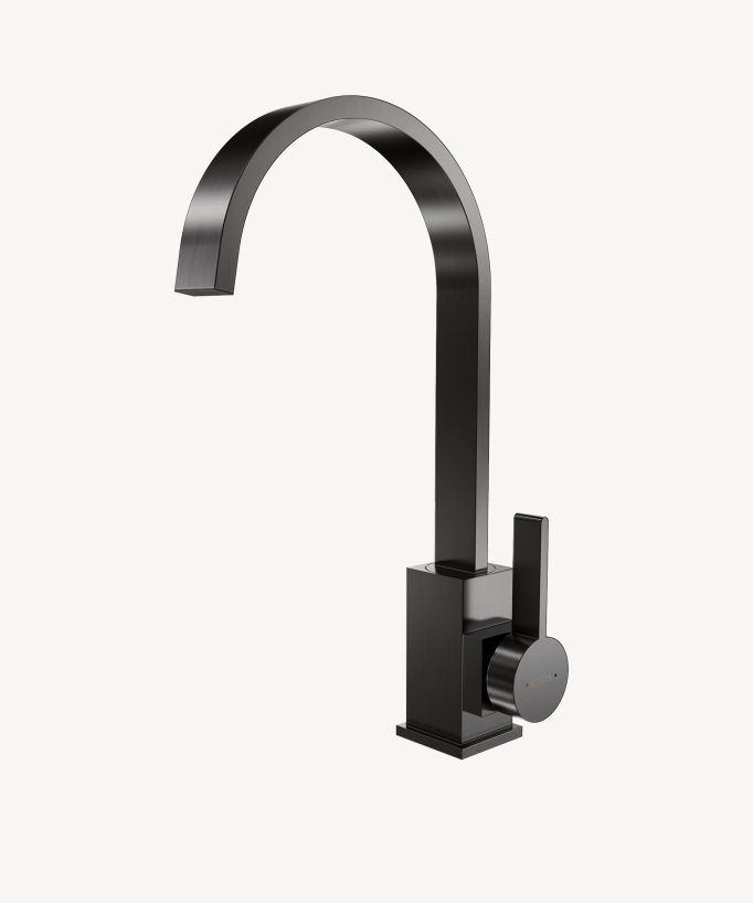 Miscelatore cucina Gun metal - Fiumina