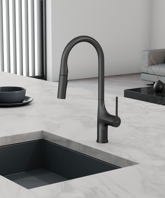 Rubinetto miscelatore cucina contemporaneo