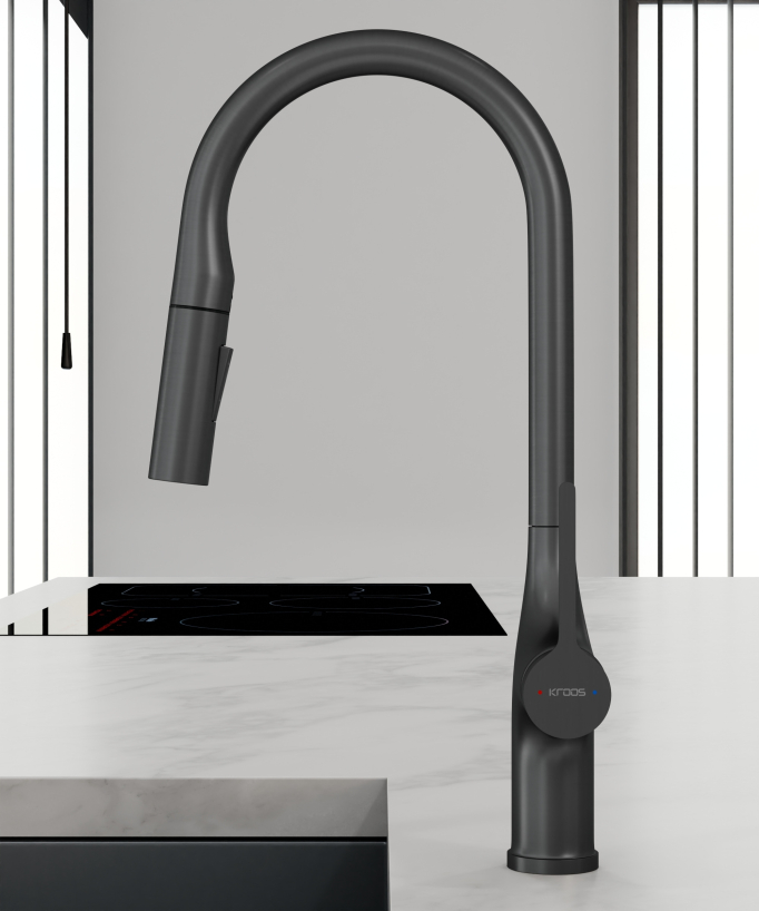 Rubinetto miscelatore cucina contemporaneo