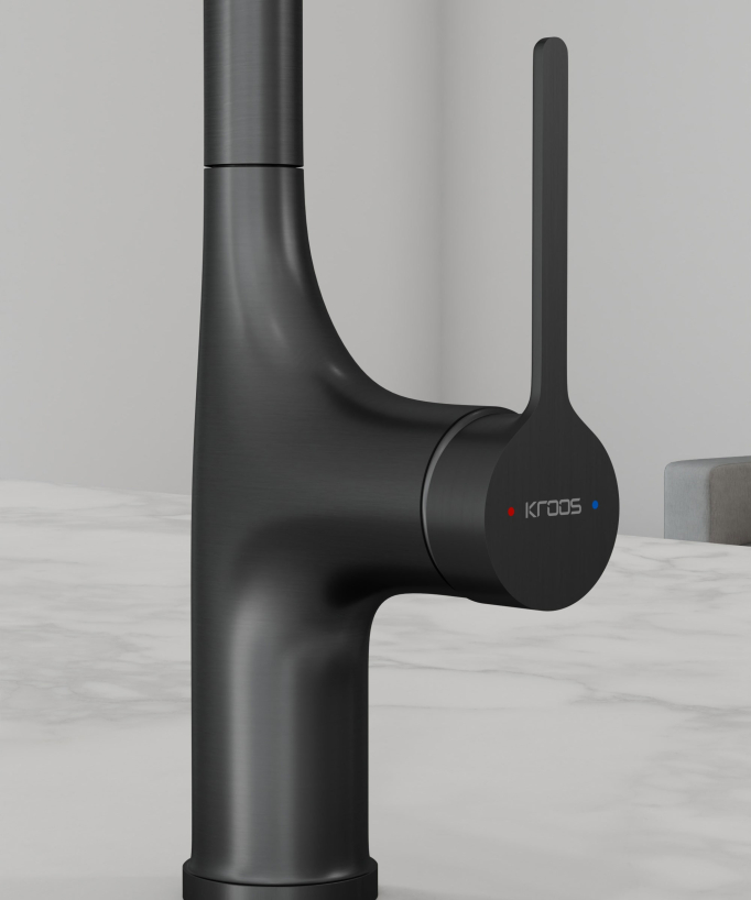 Rubinetto miscelatore cucina contemporaneo