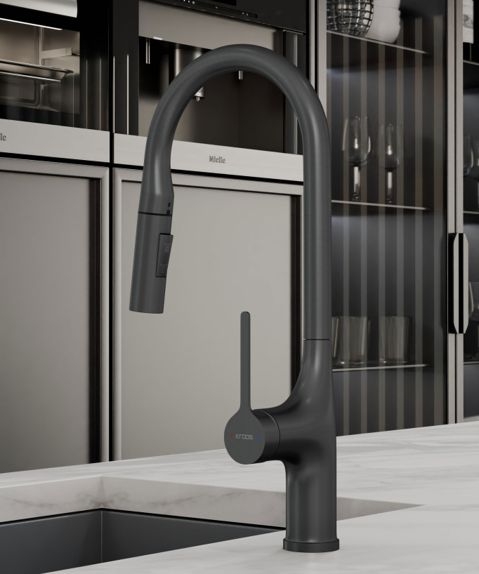 Rubinetto miscelatore cucina contemporaneo