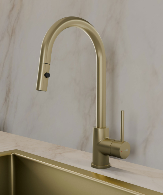 Miscelatore cucina con doccetta - Corbeau