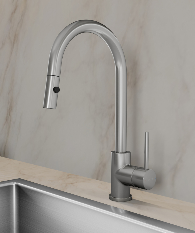 Miscelatore cucina con doccetta - Corbeau