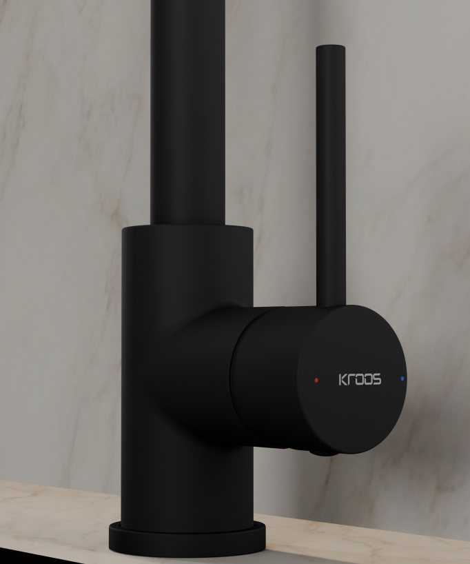 Miscelatore cucina con doccetta Nero - Corbeau