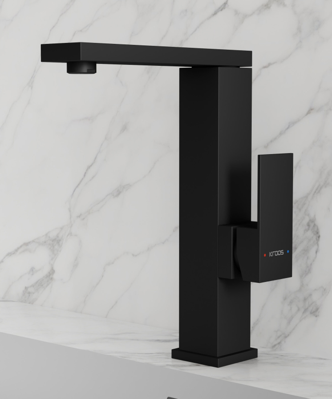 Rubinetto miscelatore lavello nero - Sirius - small