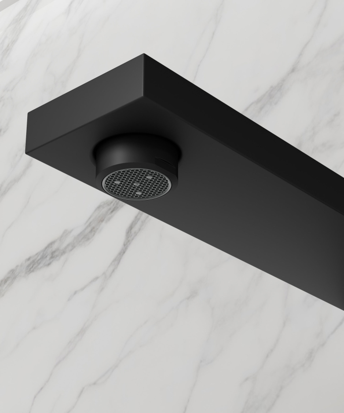 Rubinetto miscelatore lavello nero - Sirius