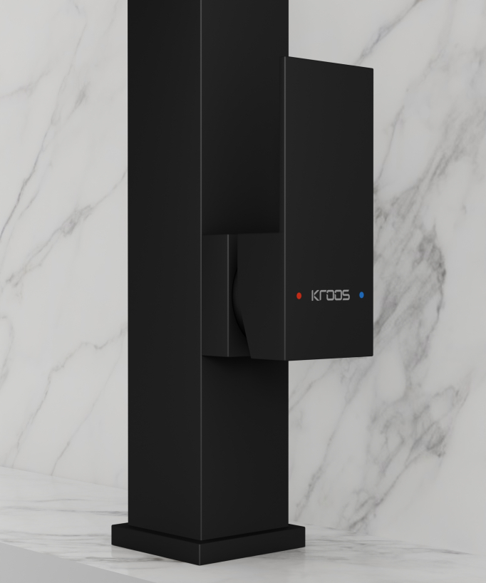 Rubinetto miscelatore lavello nero - Sirius