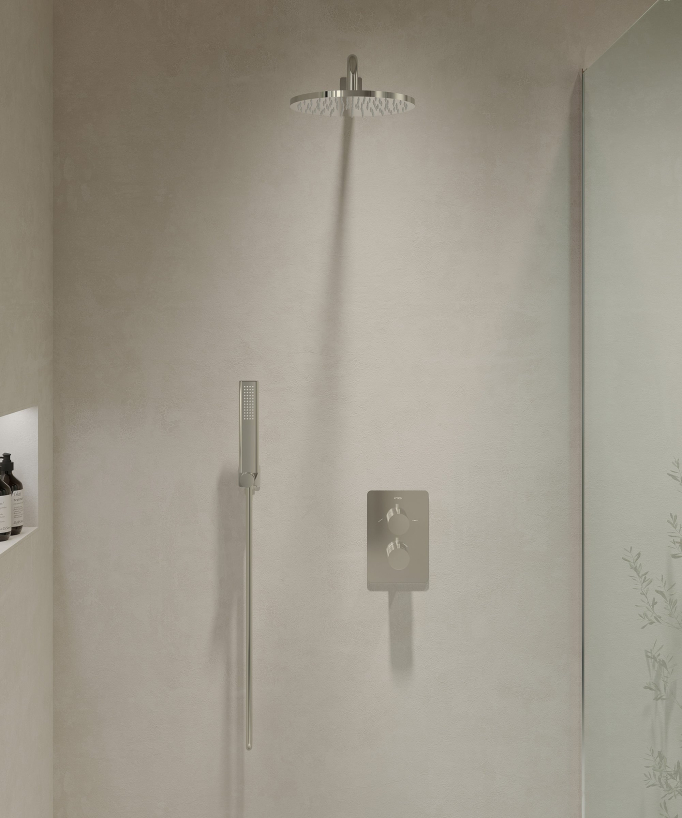 Set miscelatore doccia termostatico incasso - Fiumina