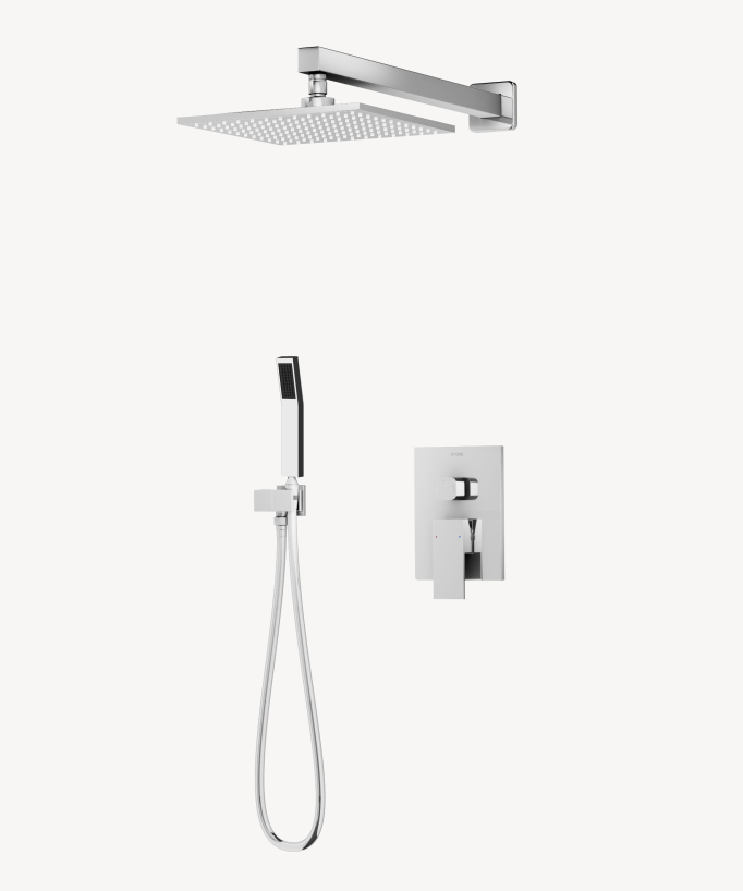 Miscelatore da incasso per doccia cromato - Sirius - small