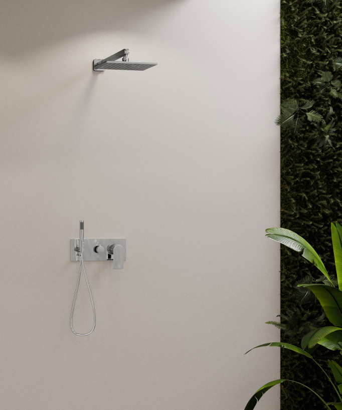Miscelatore per doccia cromato - Nunki - small