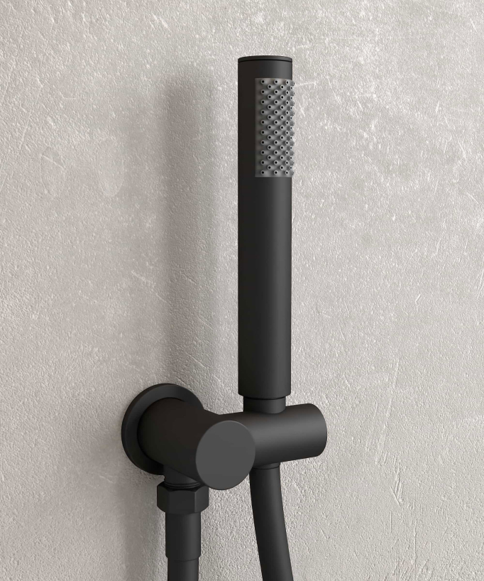 Pacchetto doccia termostatico nero - Corbeau