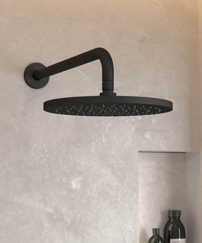 Pacchetto doccia termostatico nero - Corbeau