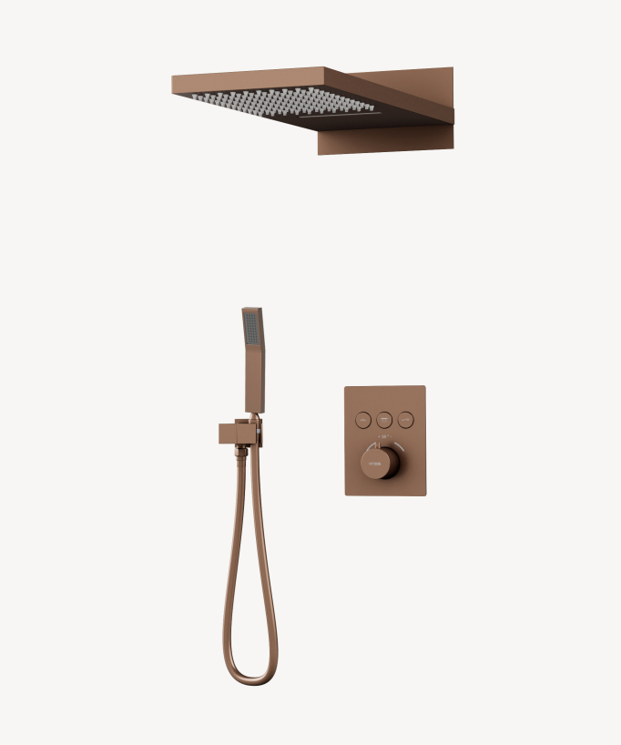 Pannello doccia termostatico con effetto cascata - Sirius