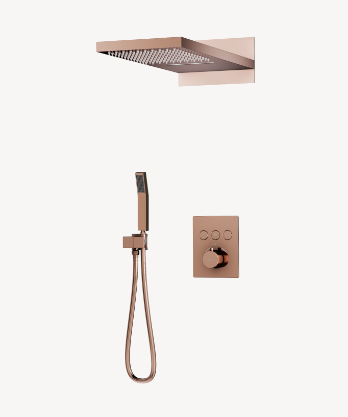 Pannello doccia termostatico con effetto cascata - Sirius