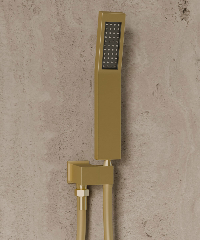 Gruppo doccia a soffitto Oro spazzolato - Sirius