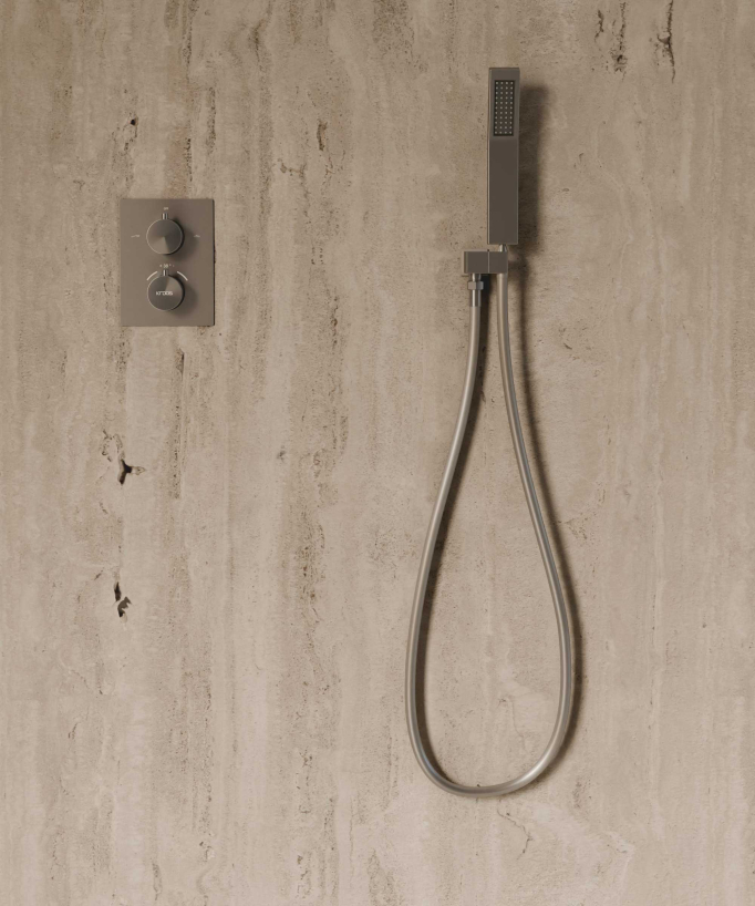 Sistema doccia termostatico a soffitto
