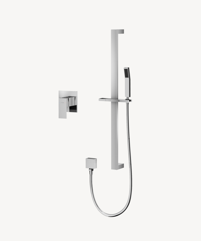 Miscelatore monocomando da incasso per doccia con barra e doccetta - Sirius