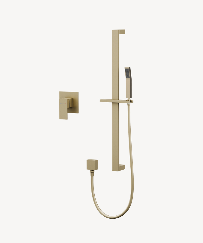 Miscelatore monocomando da incasso per doccia con barra e doccetta - Sirius