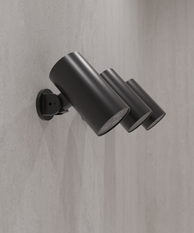 Set miscelatore termostatico multi-spray con soffione orientabile Nero - Corbeau