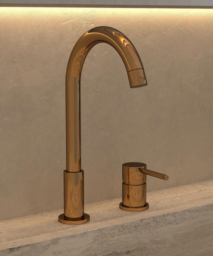 Miscelatore per lavabo 2 fori - Corbeau