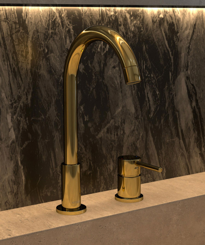 Miscelatore per lavabo 2 fori - Corbeau