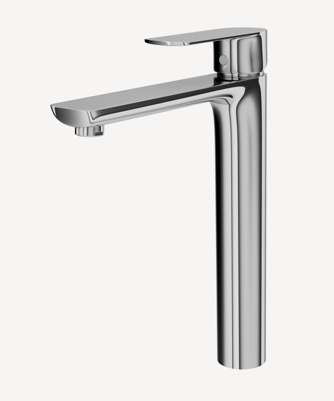 Rubinetto miscelatore lavabo cromato - Nunki - small