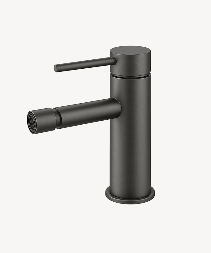 Miscelatore bidet monoforo Gun metal - Corbeau