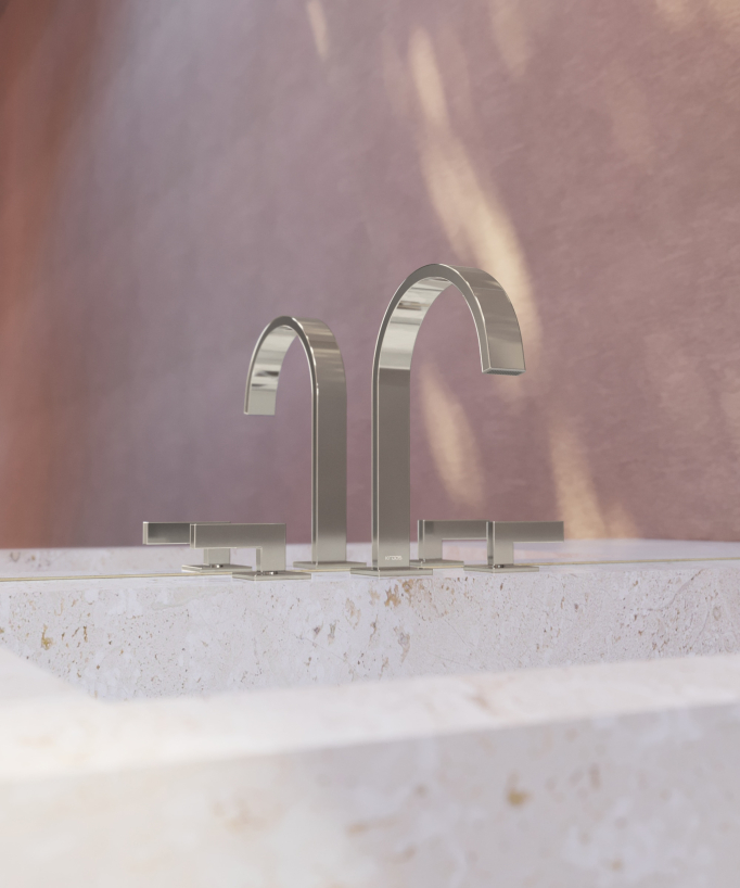 Rubinetto lavabo 3 fori Champagne - Fiumina