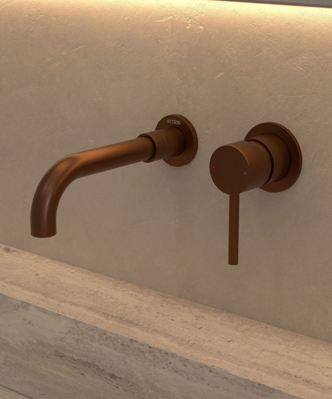 Miscelatore lavabo a parete - Corbeau - small